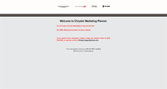 Desktop Screenshot of chryslerdealermktgplanner.com